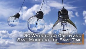 go green and save money