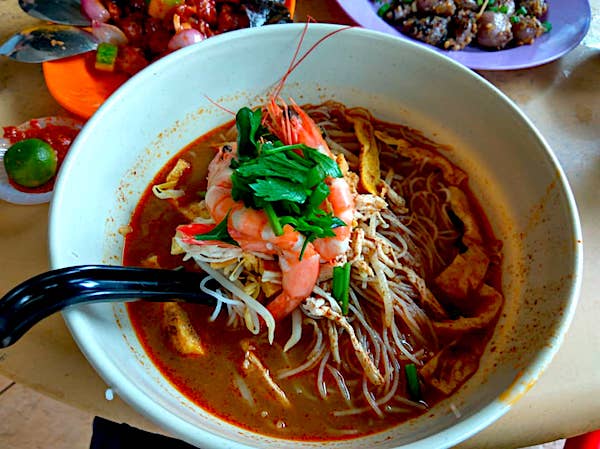 aunty christina's sarawak laksa